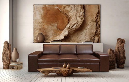Braunes echtleder sofa - sofa, max