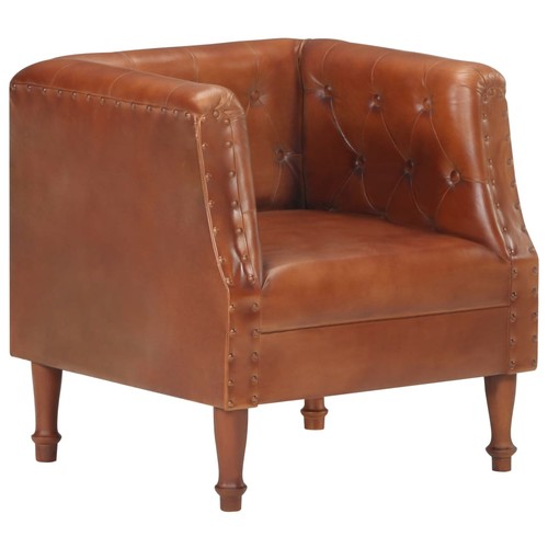 Vintage sessel echt leder - echt,