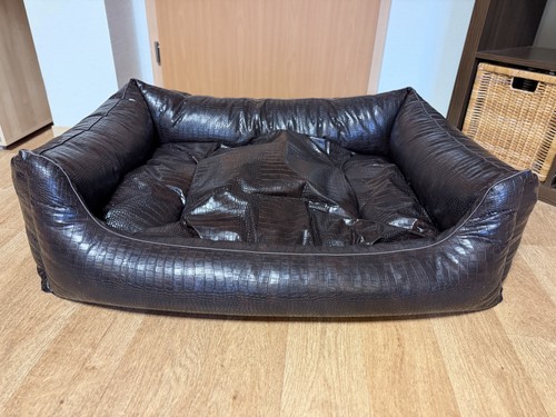 Lillibed hundesofa leder kroko - lillibed,