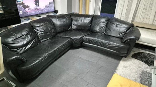 Longlife leder sofa sitzer - leder,