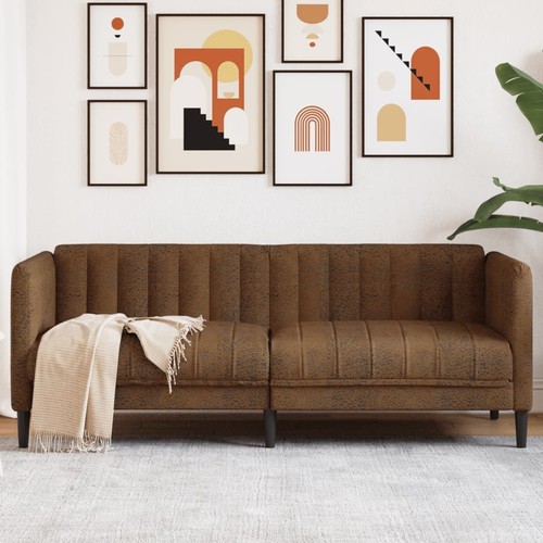 Vidaxl sitzer sofa - 2-sitzer, braun