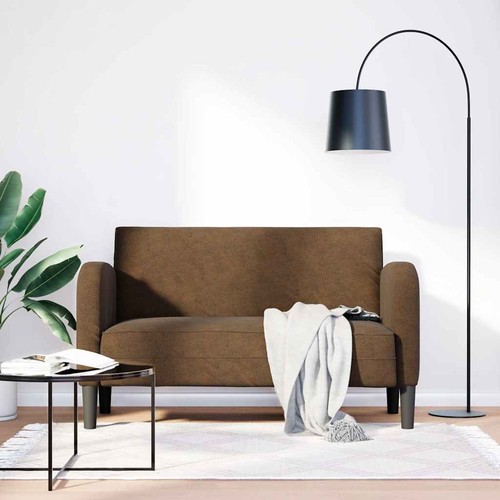 Vidaxl zweisitzer sofa braun - zweisitzer-sofa,