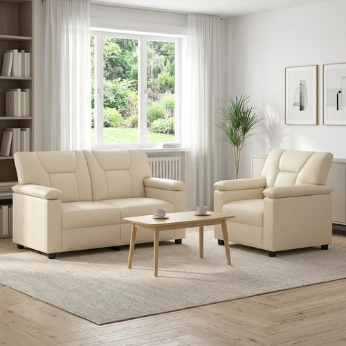 Sofa set 2er schwarz - sofa,