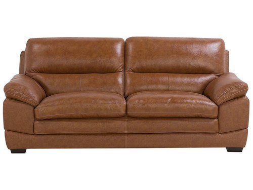 Sofa ledersofa goldbraun - ledersofa,