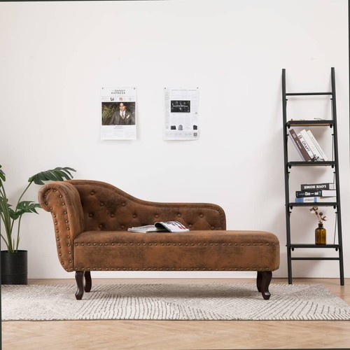 Chaiselongue braun - chaiselongue,