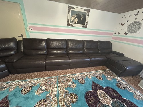 Sofa leder wohnlandschaft - sofa,