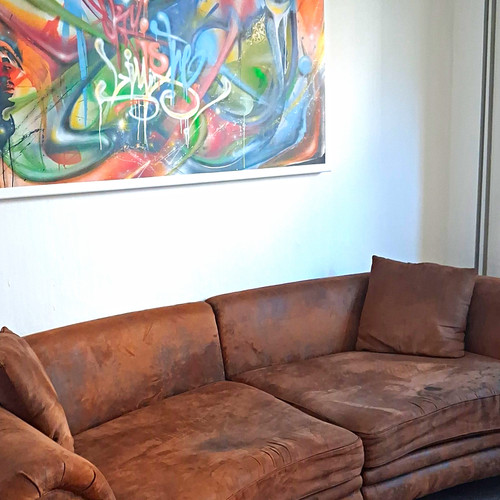 Braunes sitzer sofa aus - 3-sitzer,