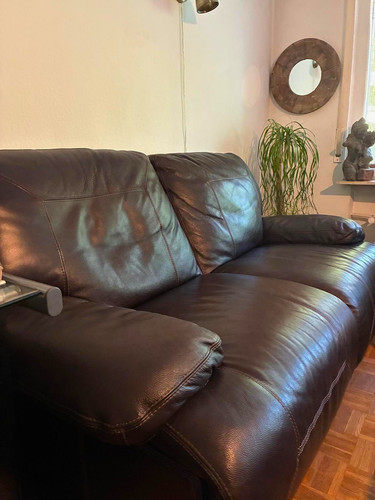 Sitzer ledersofa und - sitzer, ein
