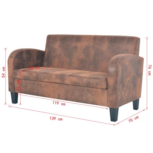 Sitzer sofa kunstleder - 2/3-sitzer,